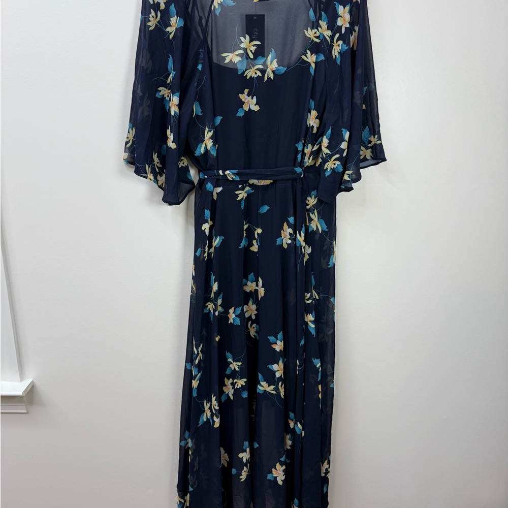 City Chic Maxi Summer Dress Wrap Dress size 18 - Picture 6 of 7
